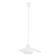 Lampy sufitowe - Alfa Lampa wisząca pojedyncza KENYA 1xE27 60W biały 1269 - miniaturka - grafika 1