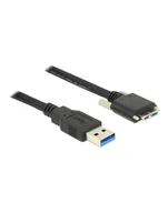 Kable komputerowe i do monitorów - Delock Kabel USB 3.0 typu A męski USB 3.0 typu Micro-B męski ze śrubkami 2 m (83598) - miniaturka - grafika 1