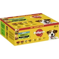 Mokra karma dla psów - Pedigree mokra karma dla dorosłych psów, multipak, mieszanka z warzywami, w sosie 80x100 g - miniaturka - grafika 1