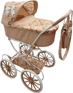 Wózki dla lalek - Wózek Retro dla lalek z torbą - miniaturka - grafika 1