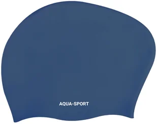 AQUA-SPORT Czepek pływacki silikonowy na długie włosy - Pływanie - miniaturka - grafika 1