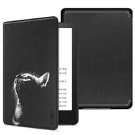 Etui do tabletów - Etui na Kindle Paperwhite VI/6/Colorsoft/Signature Edition TECH-PROTECT SmartCase Czarny Kot - miniaturka - grafika 1