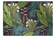 Podnóżki, podpórki, podkładki - Mata na podłogę pod krzesło Egzotyczna dżungla 140x100 cm - miniaturka - grafika 1