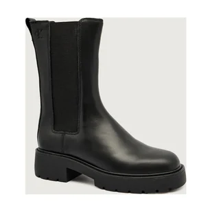 Calvin Klein Skórzane sztyblety CHELSEA - Botki damskie - miniaturka - grafika 1