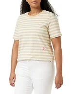 Koszulki i topy damskie - G-STAR RAW Damski top Small Raw Graphic Stripe Top, Wielokolorowy (Papyrus/Brown Rice Stripe D22330-c929-d506), XL - miniaturka - grafika 1
