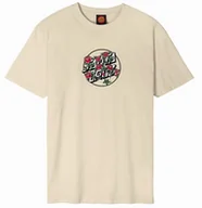 Koszulki męskie - t-shirt SANTA CRUZ FLASH STACKED DOT FRONT TEE BLOND WOOD - miniaturka - grafika 1