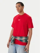 Koszulki męskie - Reebok T-Shirt Branagan RK25561CCM Czerwony Regular Fit - miniaturka - grafika 1
