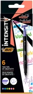 Przybory szkolne - Bic Zakreślacz Intensity Dual Tip Highlighter mix 6 szt. - miniaturka - grafika 1