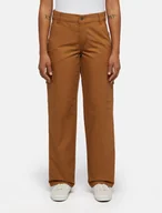 Spodnie damskie - pantaloni donna dickies duck canvas cargo w - dk0a864s 0bd brown duck - miniaturka - grafika 1