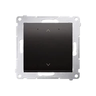 Sterowniki i przekaźniki - Sterownik roletowy Kontakt-Simon Simon DEZ1L.01/48 antracyt - miniaturka - grafika 1