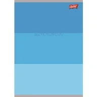 Zeszyty szkolne - Unipap zeszyt okładka laminowana A5, 60 kartek, krata, niemiecki ze ściągą COLOR STRIPES - miniaturka - grafika 1