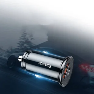 Baseus Circular PPS inteligentna ładowarka samochodowa z portami USB Quick Charge 4.0 QC 4.0 i USB-C PD 3.0 SCP biały (CCALL-YS02) - Ładowarki samochodowe - miniaturka - grafika 6