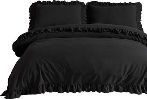 Darymex Pościel bawełniana BLACK/200x220P STONEWASHED