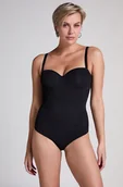 Biustonosze - Hunkemöller Usztywniane Body Smooth Czarny - miniaturka - grafika 1