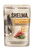 Mokra karma dla kotów - Bezzbożowa mokra karma dla kotów dorosłych z kurczakiem w sosie Shelma 85 g - miniaturka - grafika 1