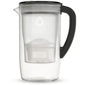 Dzbanki filtrujące - Szklany dzbanek filtrujący Dafi PRISMA LED czarny wkład Unimax - miniaturka - grafika 1