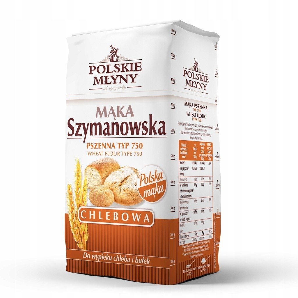 Mąka pszenna chlebowa typ 750 Żabka 25 kg