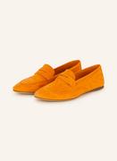 Moda i Uroda OUTLET - Lilienfels Penny Loafers orange - miniaturka - grafika 1