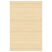 Dywaniki łazienkowe - vidaXL Mata bambusowa na podłogę, 100 x 160 cm, naturalna 247200 - miniaturka - grafika 1
