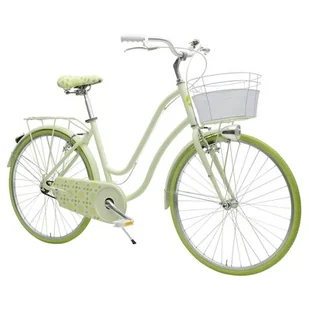 MBM Rower miejski z koszykiem 910 Mima 1B 26 cali damski Limonkowy - Rowery - miniaturka - grafika 1