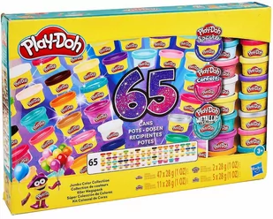 Ciastolina Play-Doh F3622 Zestaw Jumbo Color 65 tub 1820g MEGAPAKA Hasbro - Masy plastyczne - miniaturka - grafika 1