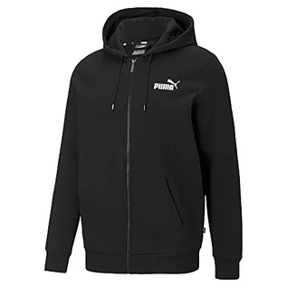 Bluzy męskie - PUMA Męska bluza z kapturem Ess Small Logo Fz Fl Sweat - grafika 1