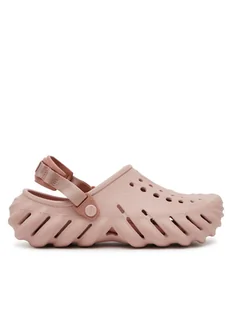 Crocs Klapki Echo Clog 207937 Różowy - Klapki i japonki męskie - miniaturka - grafika 1