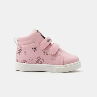 Buty dla dziewczynek - Sinsay - Sneakersy Myszka Minnie - Różowy - grafika 1