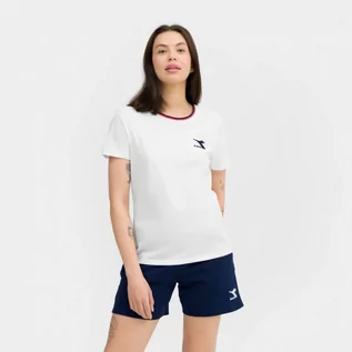 Koszulki sportowe damskie - Damski t-shirt z nadrukiem Diadora T-shirt SS Tweener - biały - DIADORA - grafika 1