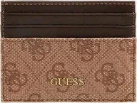 Etui na dokumenty i karty - Guess, Vezzola, Leather Card Holder, SMVEZLLEA25, Brown, Unisex Unisex - miniaturka - grafika 1