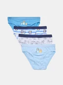 Majtki dla dzieci - Sinsay - Bawełniane majtki 4 pack Bluey - niebieski - miniaturka - grafika 1