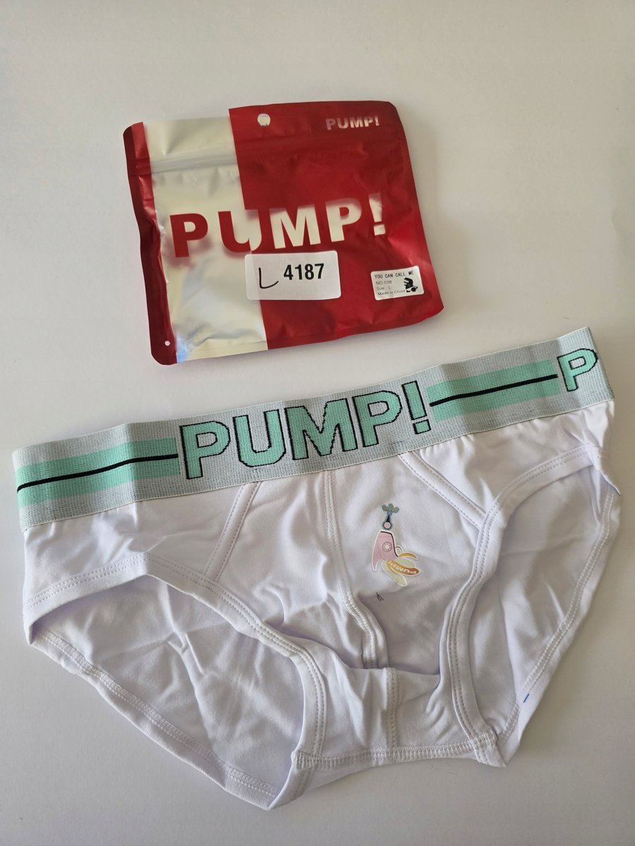 Męska bielizna, slipy marki PUMP rozmiar L, nowe majtki (4187)