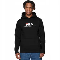 Bluzy męskie - Bluza męska Fila Brunssum czarna FAU0145 80010 2XL - miniaturka - grafika 1