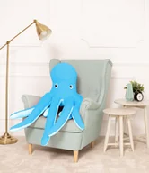 Maskotki i pluszaki - IKEA Ośmiornica Blavingad, miś, pluszak, niebieski, 80 cm - miniaturka - grafika 1