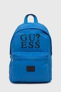 Plecaki szkolne i tornistry - Guess plecak dziecięcy kolor turkusowy duży z nadrukiem - miniaturka - grafika 1