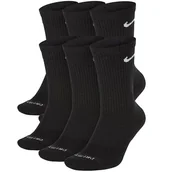Skarpetki męskie - Nike skarpety czarne wysokie 6 par Cotton Cushioned Dri-Fit SX6897-010 39-42 - miniaturka - grafika 1