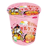Szybkie dania obiadowe - Makaron inst. Ramen Buldak Carbo CUP 80g SamYang (Korea) - miniaturka - grafika 1