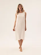 Piżamy damskie - Koszula Nocna Ritu Esotiq Kremowy - L - miniaturka - grafika 1