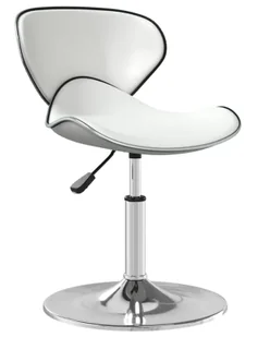 Białe nowoczesne krzesło barowe B9-W15 - Taborety i hokery - miniaturka - grafika 1