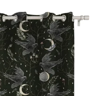 Zasłony - Zasłona AUTUMN wzór AT28 | jesienne nocne niebo 150 x 200 cm tkanina zaciemniająca - miniaturka - grafika 1