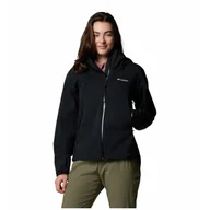 Kurtki i kamizelki sportowe damskie - Damska kurtka softshellowa Columbia Boulder Falls™ Jacket Rozmiar: S / Kolor: czarny - miniaturka - grafika 1