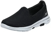Trampki damskie - Skechers Damskie buty sportowe Go Walk 5 Slip On - czarny - 42 EU 15901-011-12 M US 42 EU - miniaturka - grafika 1
