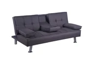 Sofy i kanapy - Kondela Sofa rozkładana Goldia Nowa - brązowa - miniaturka - grafika 1