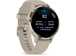 OUTLET Smartwatch GARMIN Venu 3S Szary 010-02785-02 Szaro-złoty - Telefony OUTLET - miniaturka - grafika 1