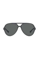 Okulary przeciwsłoneczne - Armani Exchange okulary przeciwsłoneczne męskie kolor szary - miniaturka - grafika 1