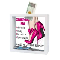 Skarbonki - Skarbonka MDF - "Zbieram na....." - miniaturka - grafika 1