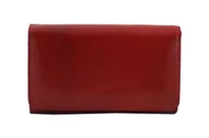 Portfele - Klasyczny portfel damski skórzany - Czerwony - miniaturka - grafika 1