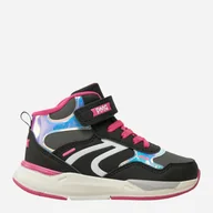 Buty dla dziewczynek - Jesienne trzewiki dziecięce dla dziewczynki Primigi 6962100 33 Czarne (8050165612008) - miniaturka - grafika 1