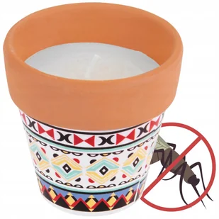 Świeczka przeciw komarom Środek na komary Świeca Ozdobna AZTEK 8 cm - Świece Świeczka przeciw komarom Środek na komary Świeca Ozdobna AZTEK 8 cm - Świece - miniaturka - grafika 1