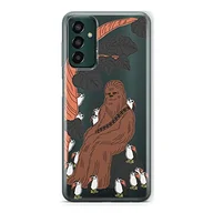 Etui i futerały do telefonów - ERT GROUP etui na telefon Samsung M13 4G, case oryginalny i oficjalnie licencjonowany przez Star Wars, wzór Chewbacca 006, optymalnie dopasowane, plecki z TPU częściowo przeźroczyste - miniaturka - grafika 1